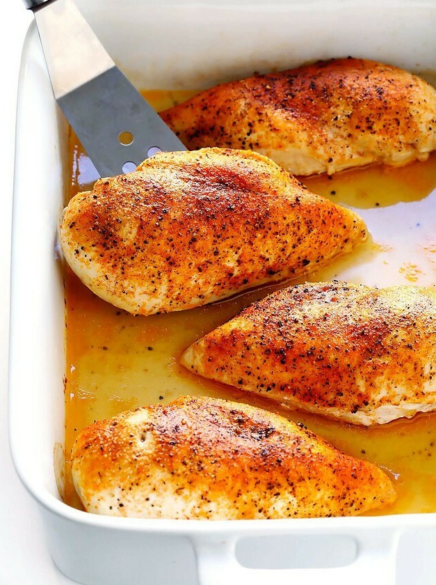 Easy Seasoned Baked Chicken Breasts