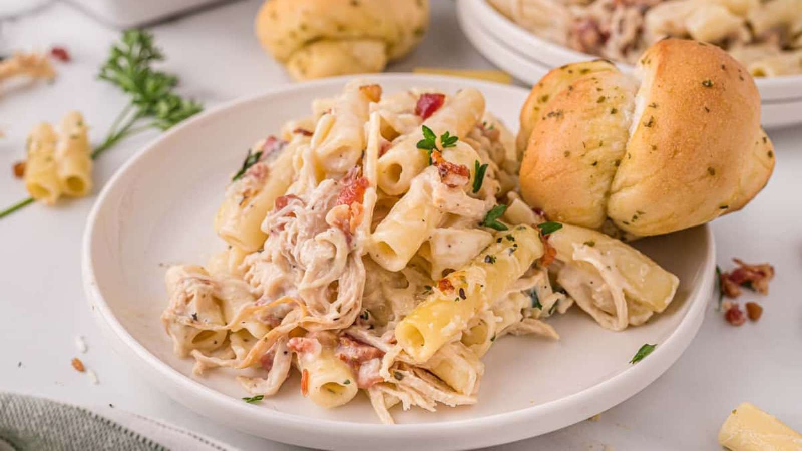Creamy Chicken Ziti Bake Recipe