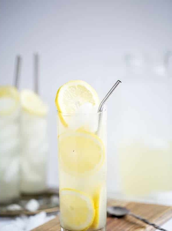 Coconut Lemon Sparkler Batch Cocktail