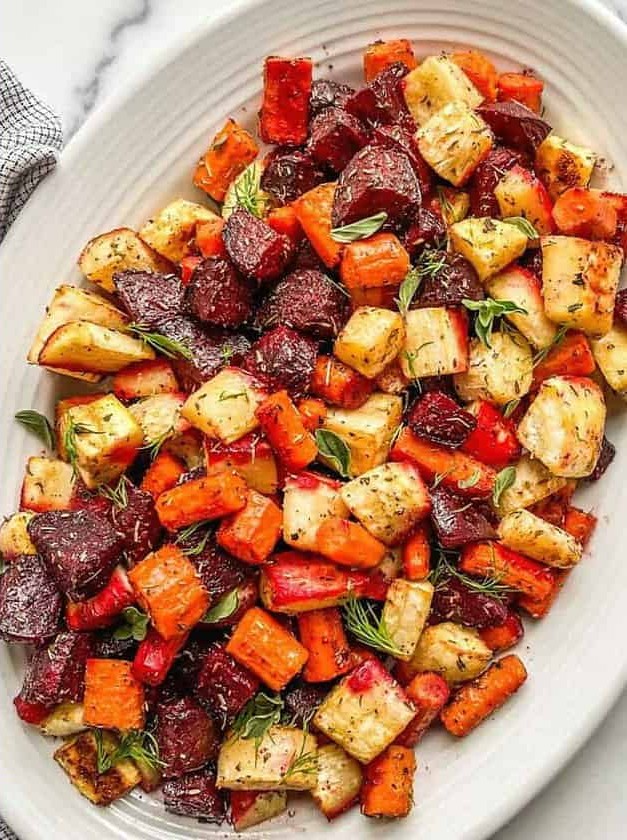 Sweet Roasted Root Vegetable Delight