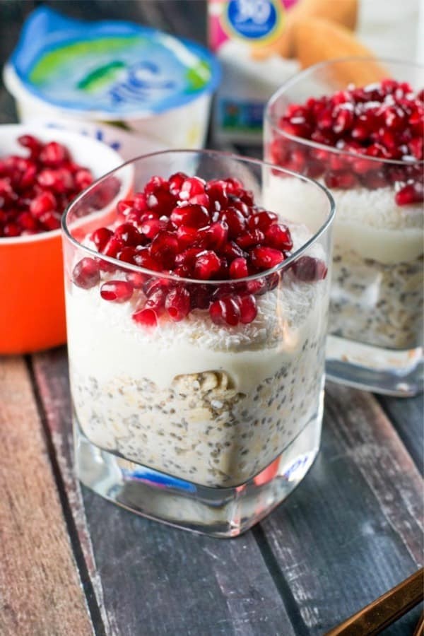 Pomegranate Coconut Oat Delight