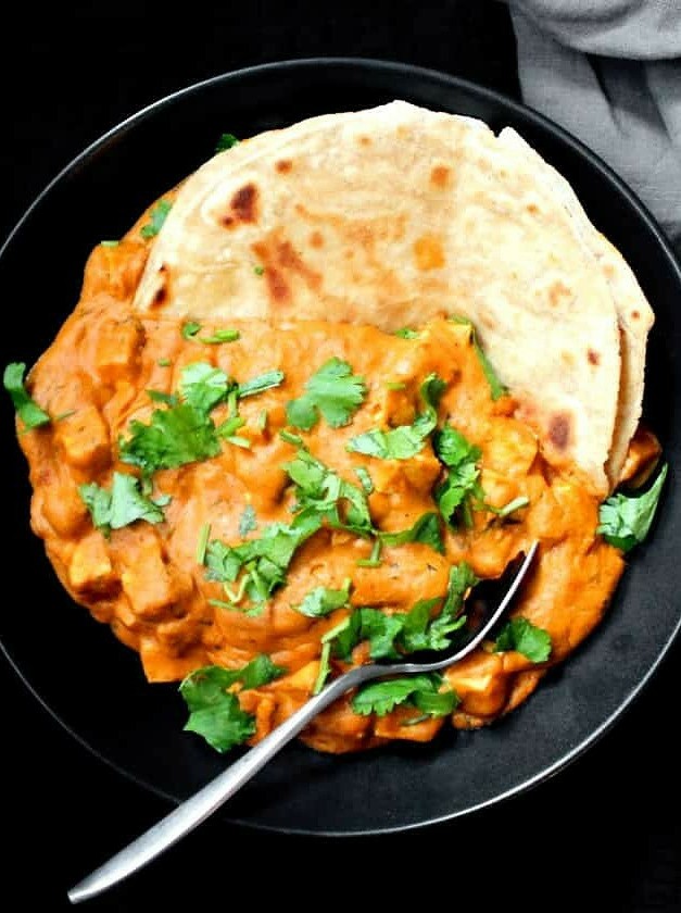 Creamy Cashew Tofu in Tomato Spice Sauce
