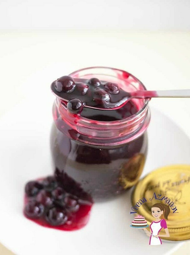 Sweet Blueberry Dessert Filling