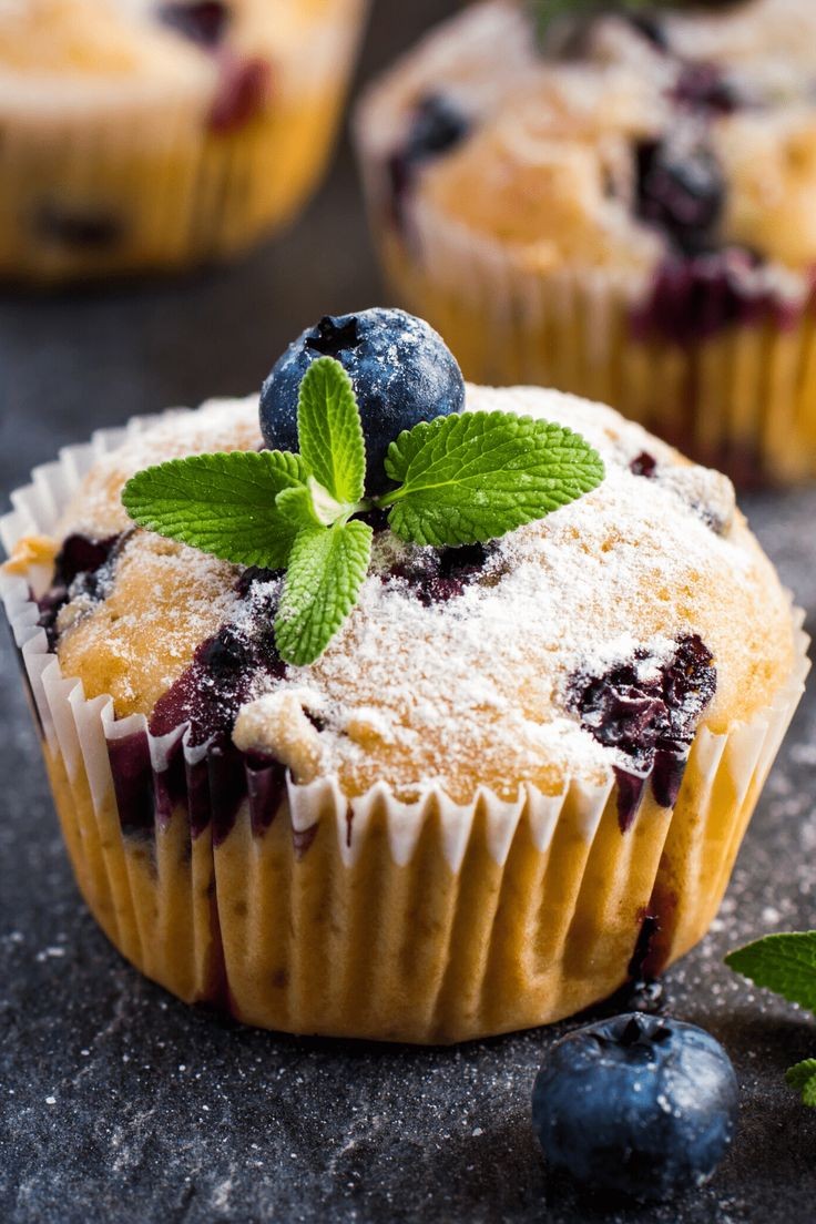Sweet Blueberry Corn Muffin Delights