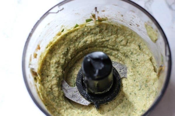 Basil Pesto Hummus Delight