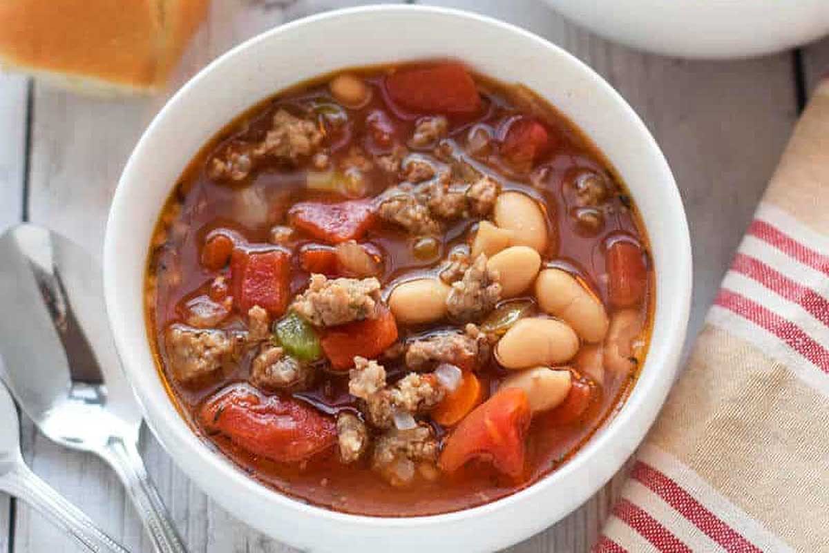 Hearty Winter Sausage Bean Stew