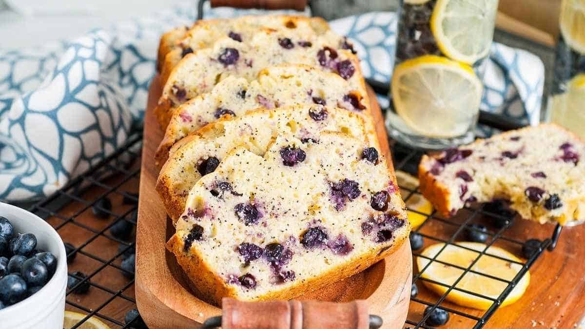 Tangy Lemon Blueberry Bread Delight
