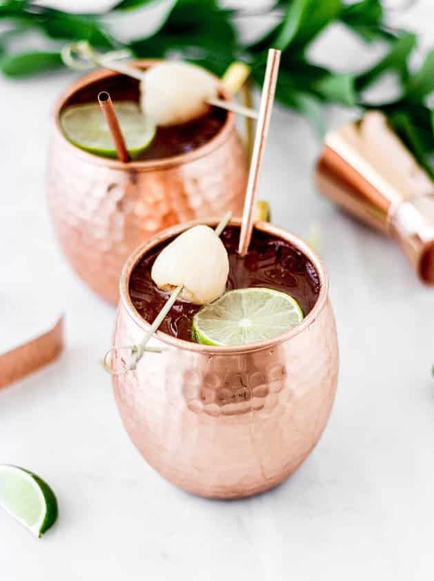 Lychee Twist on the Classic Moscow Mule