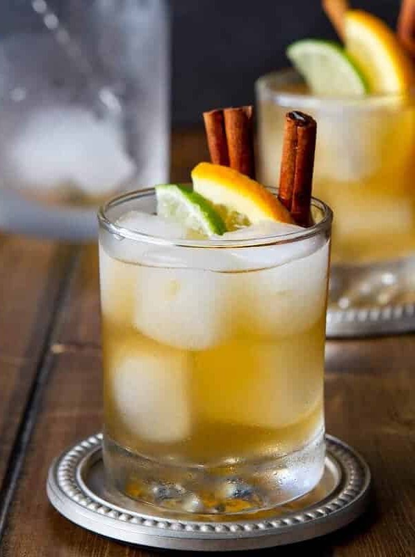 Spiced Bourbon Winter Wonderland Mule
