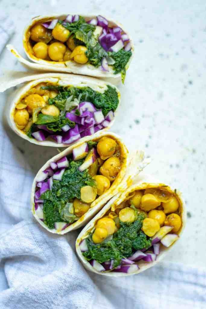 Chickpea Curry Wraps Perfect for Any Meal
