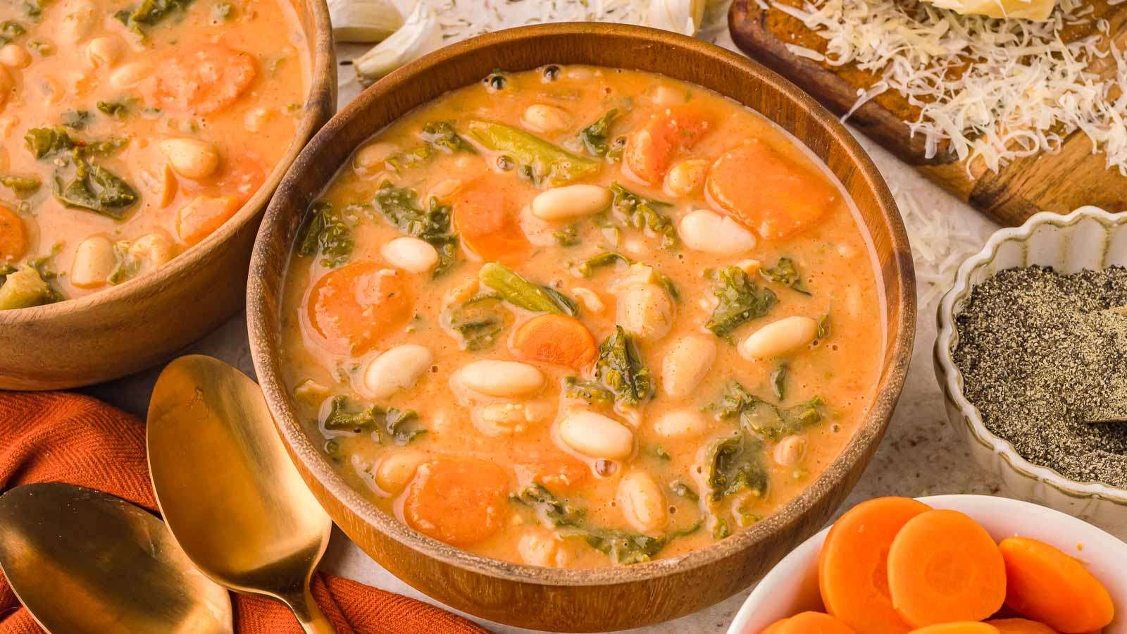 Creamy Kale and White Bean Stew