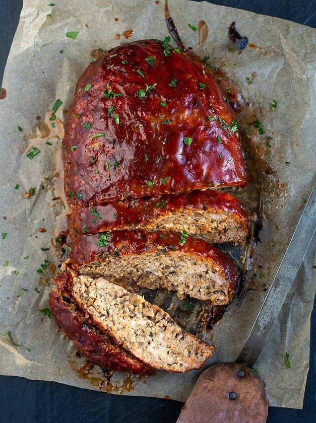 Smoked Turkey Meatloaf with Savory Twist