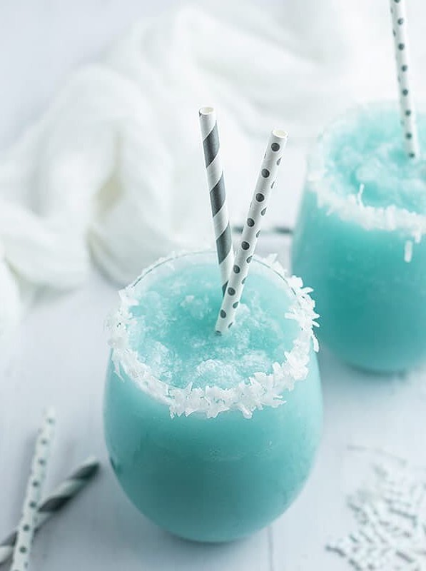 Coconut Blue Bliss Winter Drink