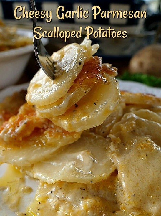 Three-Cheese Scalloped Potato Casserole