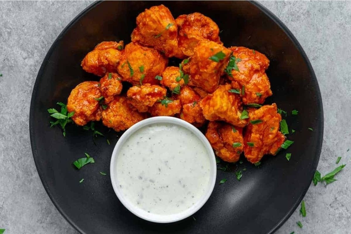Cauliflower Buffalo Bites in the Air Fryer