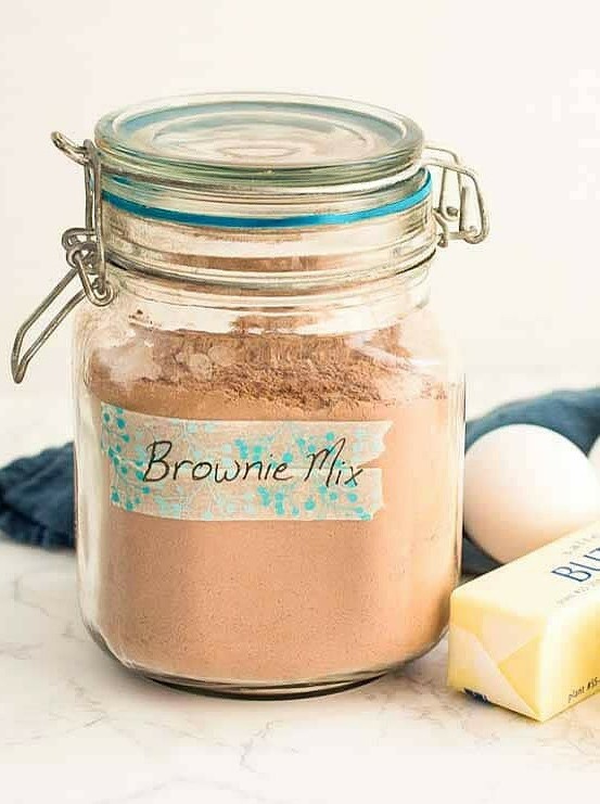 Customizable Brownie Mix Recipe in a Jar