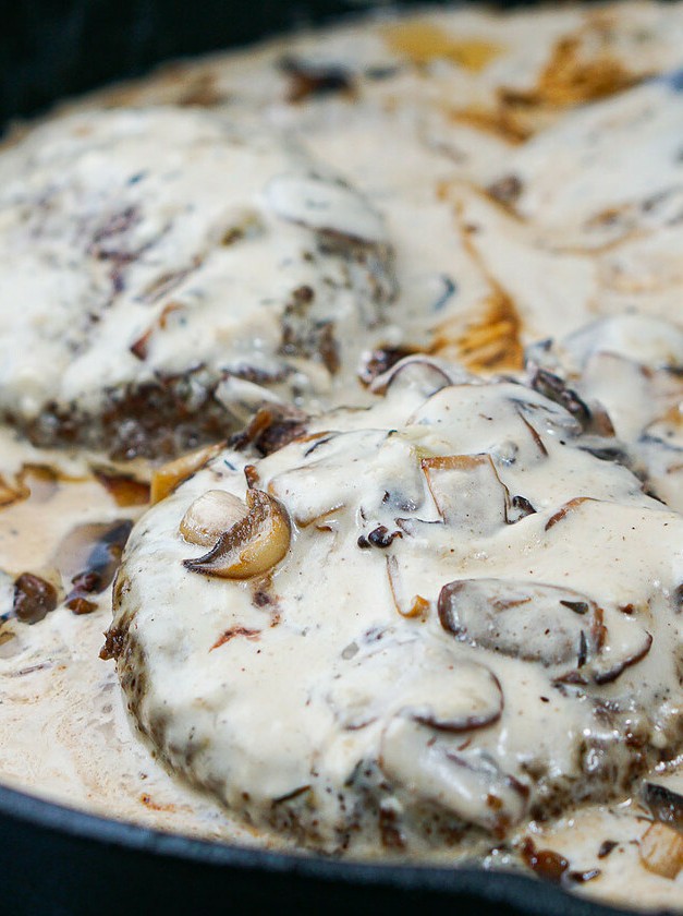 Gruyere Mushroom Burgers - Keto Low Carb Delight