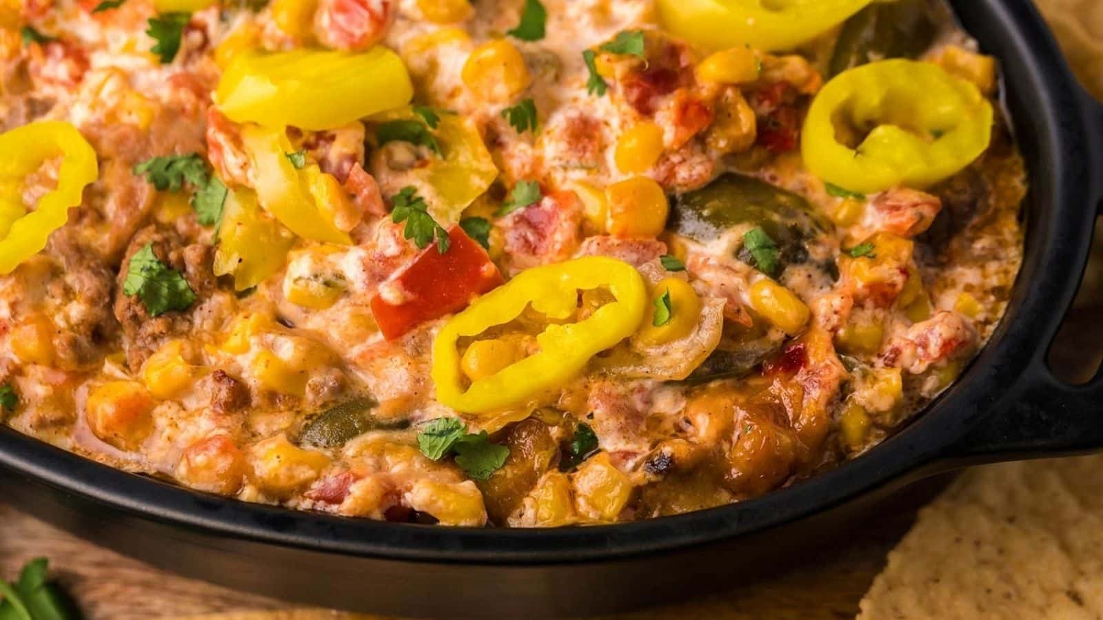 Slow Cooker Fiesta Taco Dip Delight