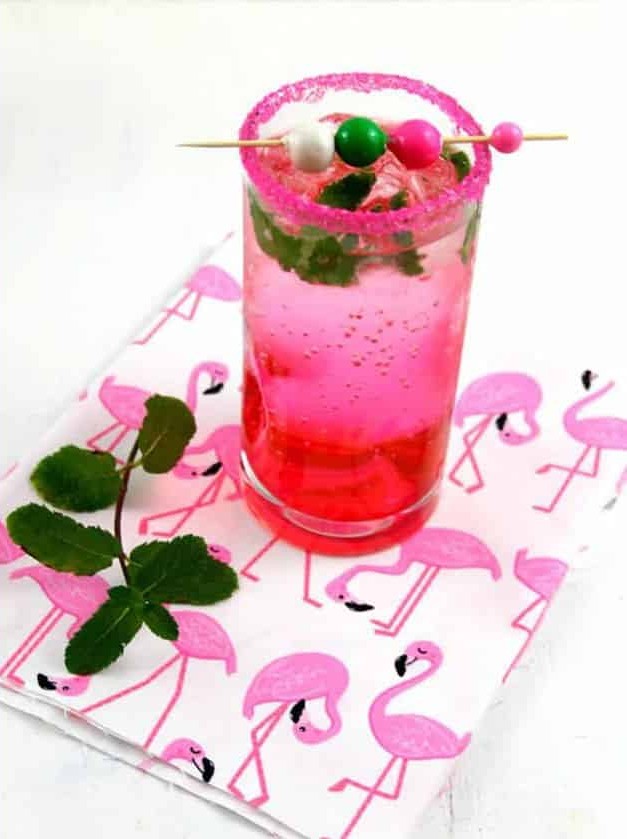 Pink Sugar Mojito Delight