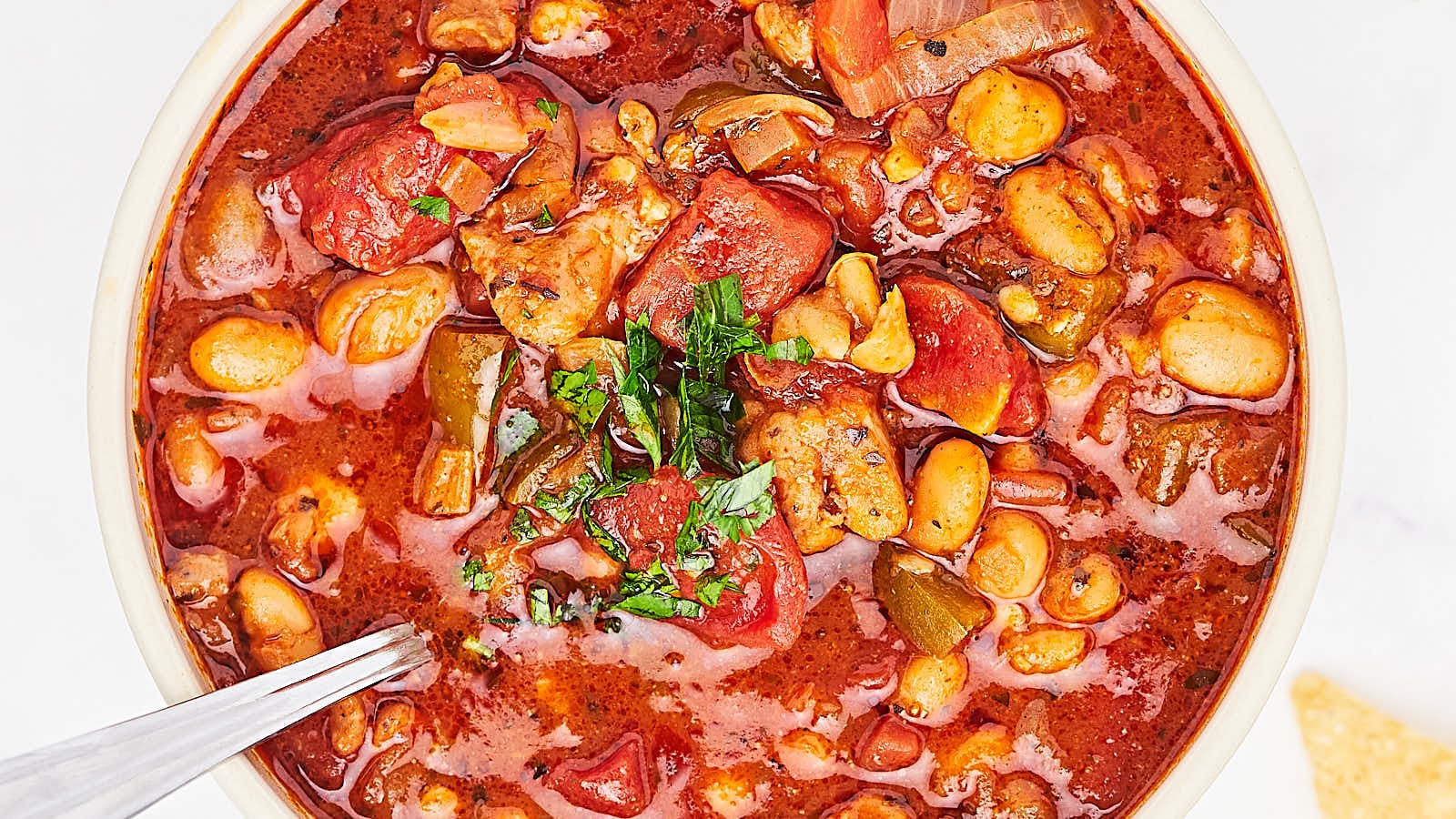 Creamy Chicken & White Bean Chili