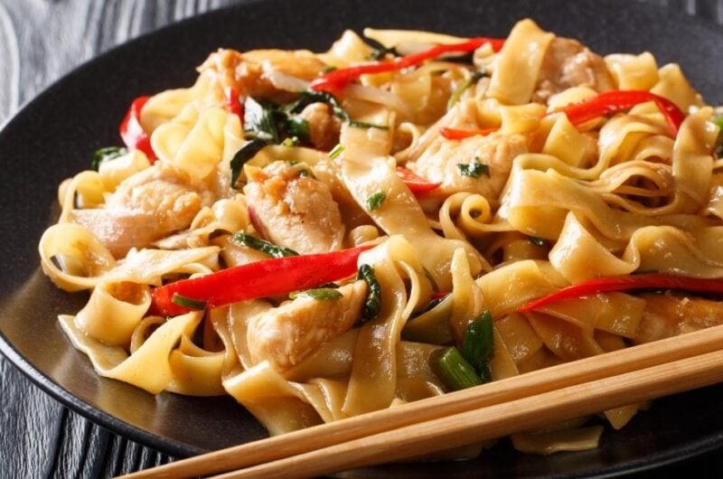 No-Boil Chickpea Noodle Casserole