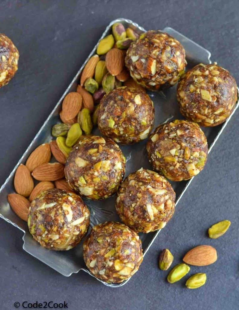 Dry Fruits Laddu (sugar-free)
