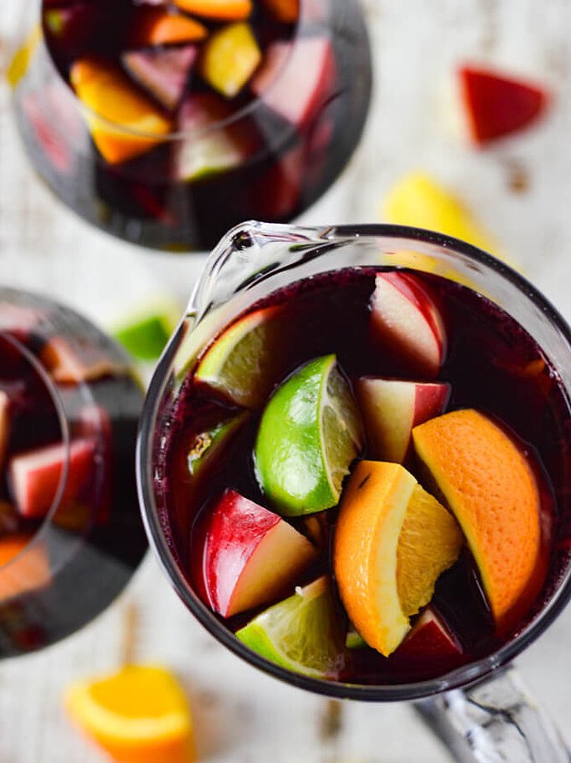Brandy-Infused Spanish Wine Punch
