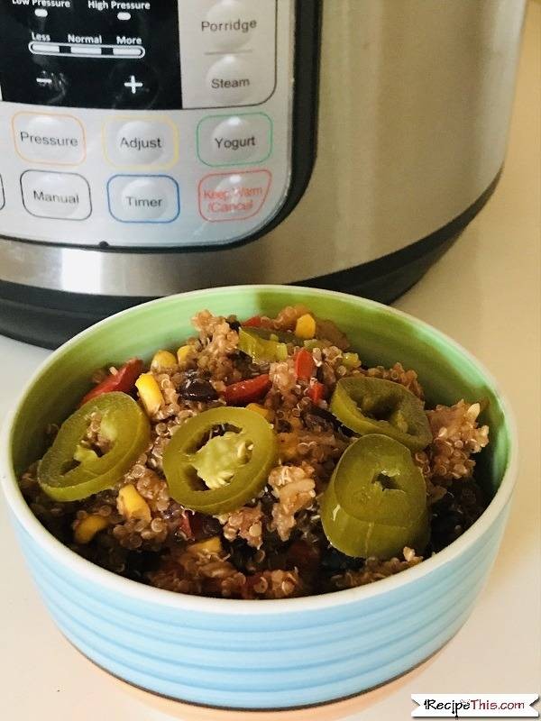 Quick Instant Pot Quinoa Fiesta Bowl