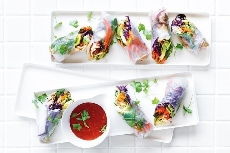 Tuna Wraps with Crunchy Texture Mix