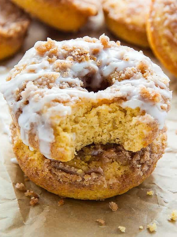 Vanilla Glazed Coffee Cake Donut Delights