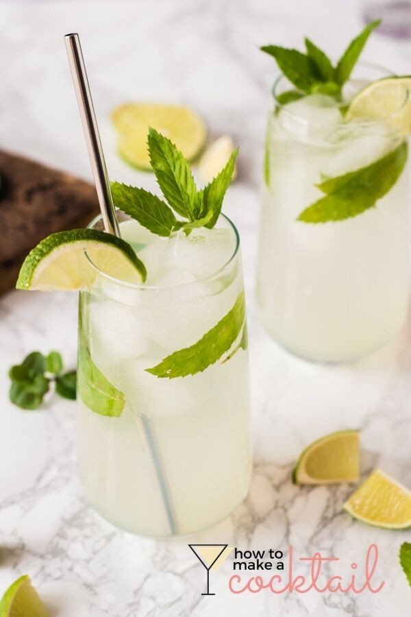 Purple Twist on Classic Mojito