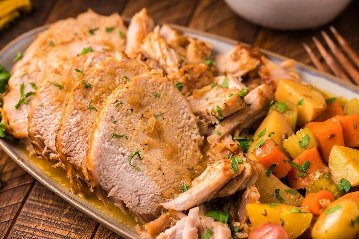 Quick Instant Pot Pork Roast Dinner