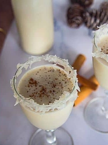 Low-Carb Coconut Rum Cocktail Delight