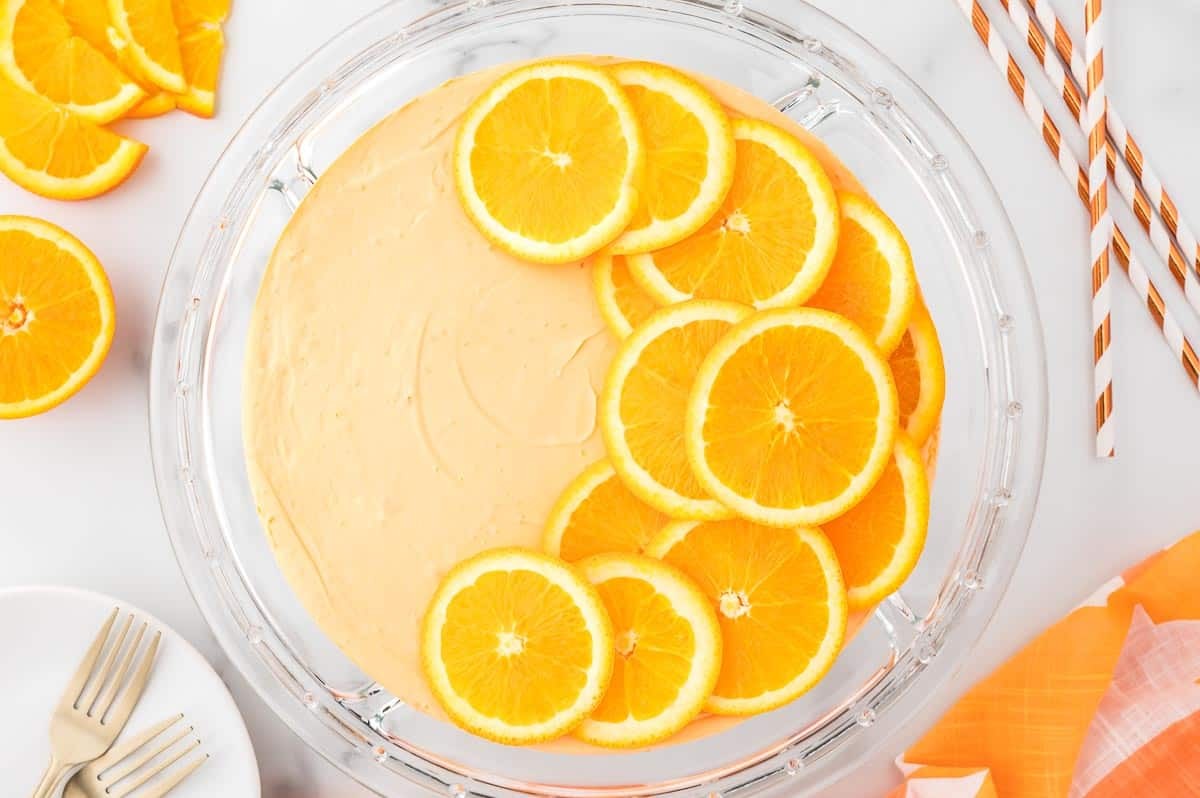 Easy No-Cook Orange Dream Cheesecake