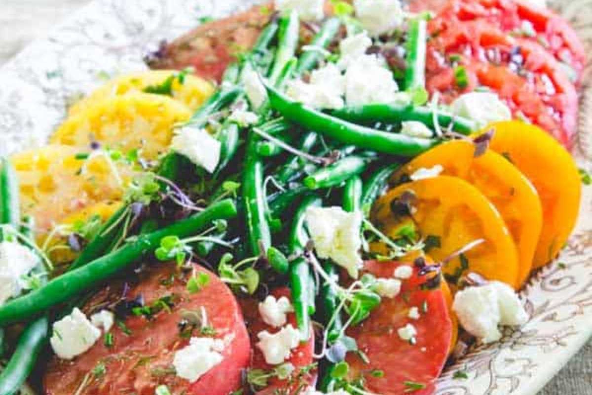 Green Bean & Tomato Chevre Delight