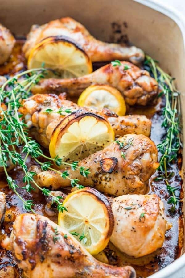 Zesty Lemon Garlic Chicken Leg Delight