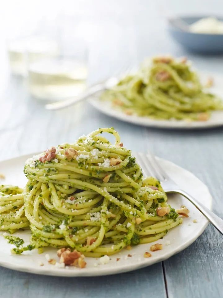 Zesty Zucchini Pesto Pasta Bowl