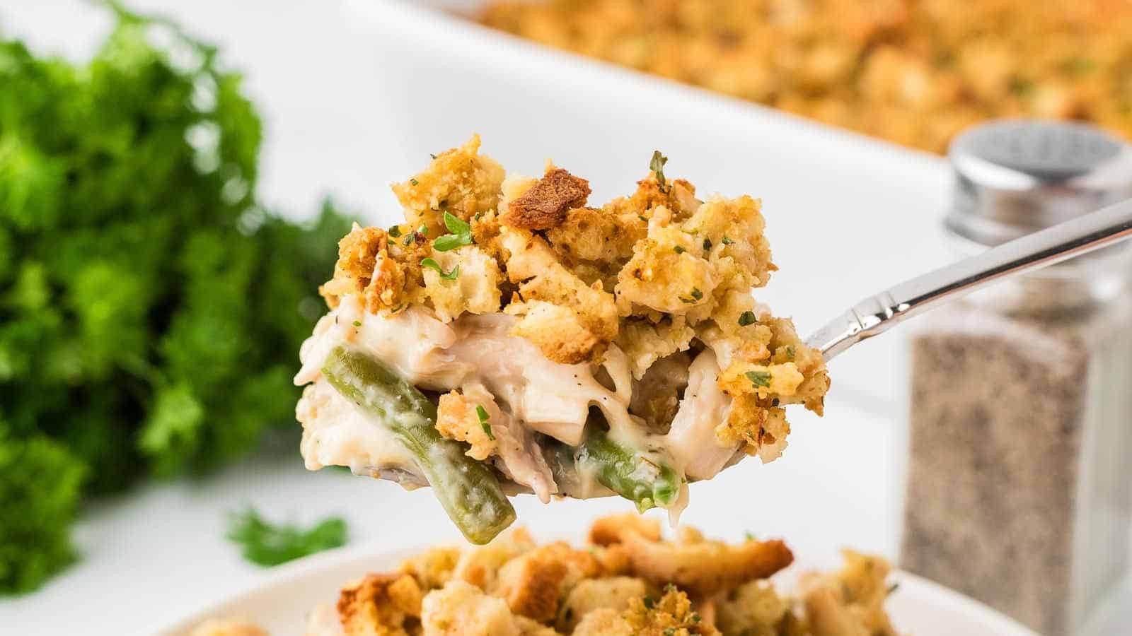 Comforting Chicken Stuffing Bake