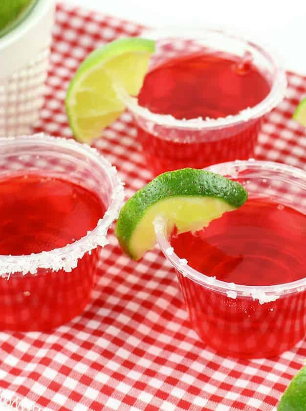 Strawberry Tequila Jell-O Shots