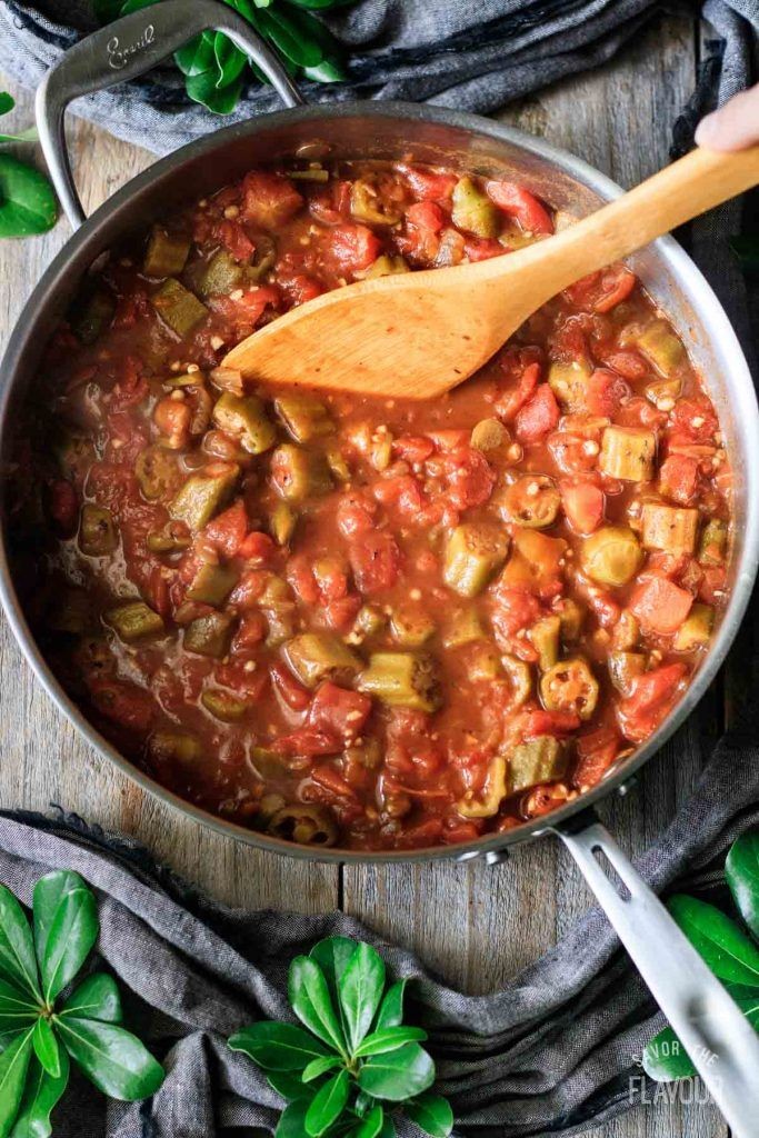 Okra Stew With Smoky Tomato Flair