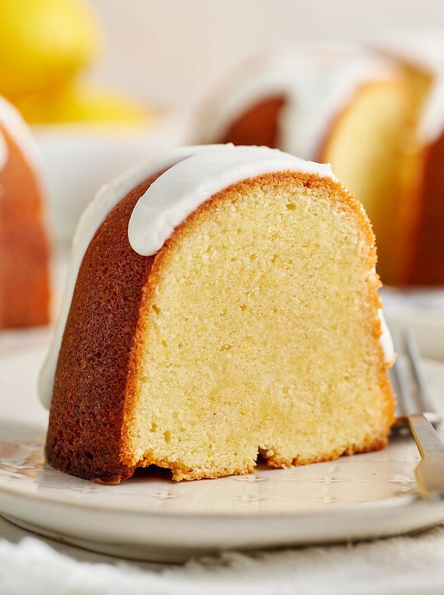 Lemon Bundt Cake with Lemon Zest Glaze