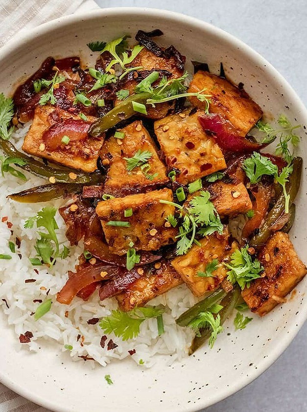 Spiced Adobo Tempeh Delight