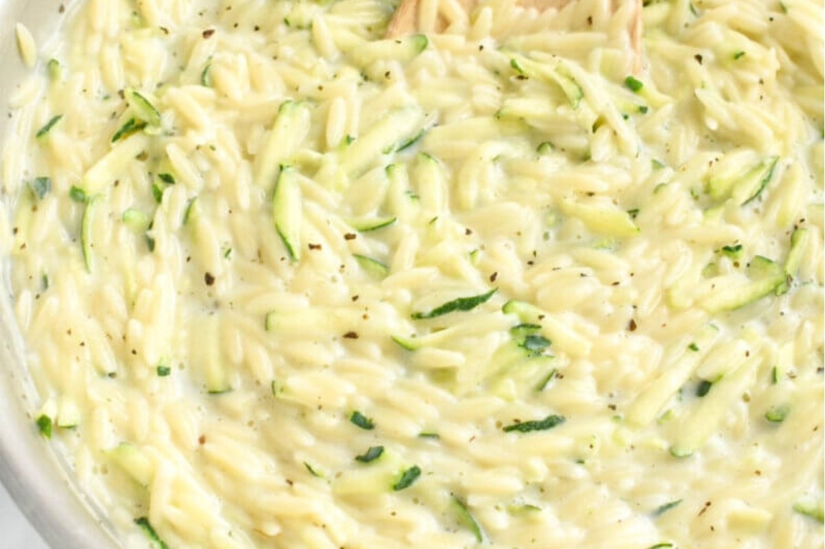 Quick Creamy Zucchini Pasta Bites