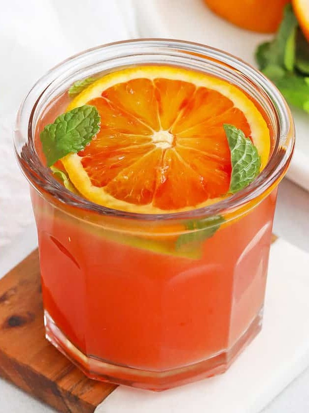 Vibrant Citrus Bliss in a Glass