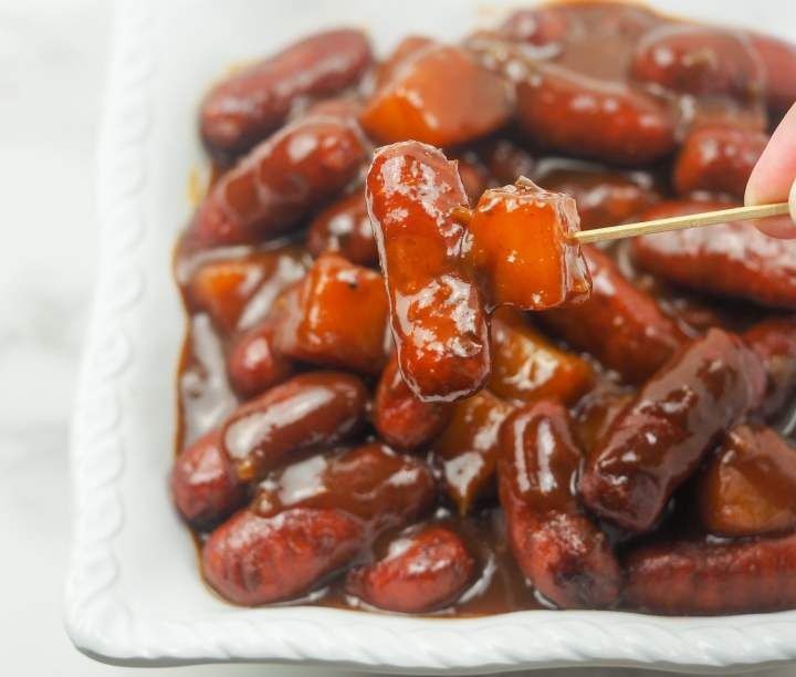 Sweet & Tangy Cranberry BBQ Little Smokies