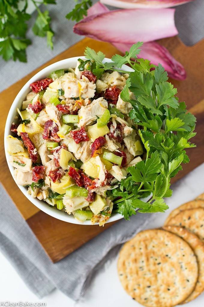 Mediterranean Tuna Salad (Mayo-Free) (Gluten Free and Paleo)