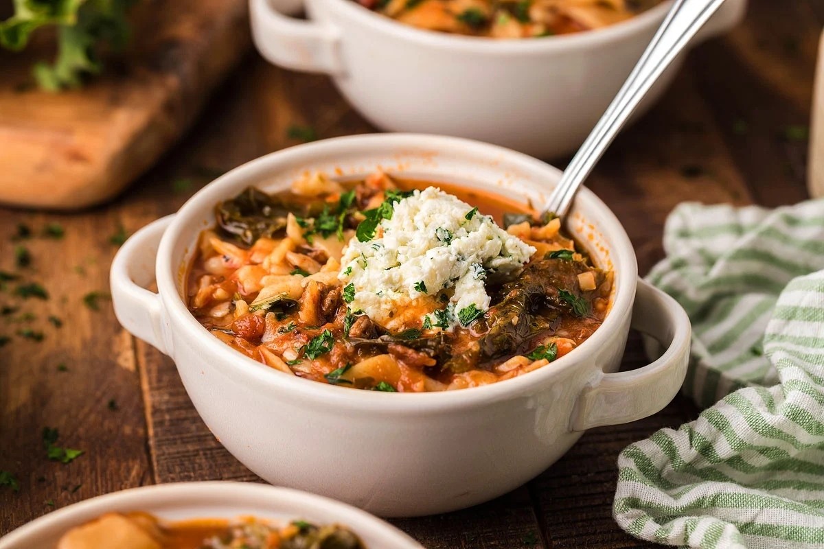 Crockpot Lasagna Soup Winter Comfort