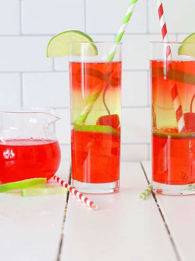 Cherry Vodka Spritzer Delight