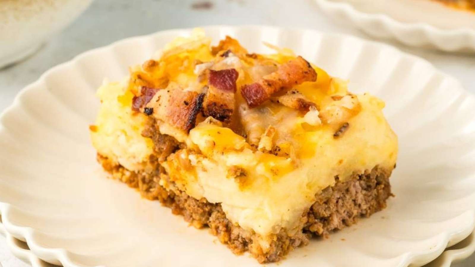 Rodeo-Ready Meatloaf and Mashed Potato Delight