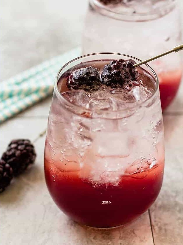 Blackberry Coconut Refresher for Fall Nights